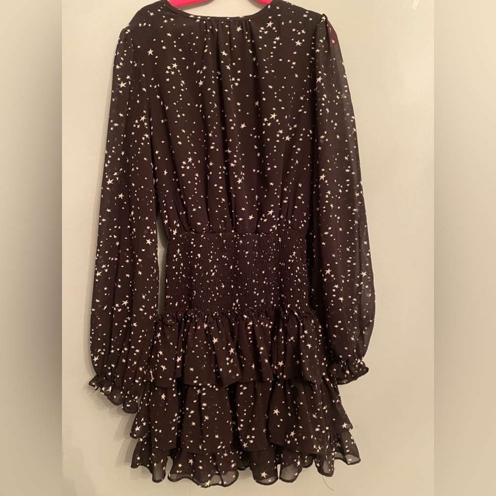 Mixology star smocked mini dress